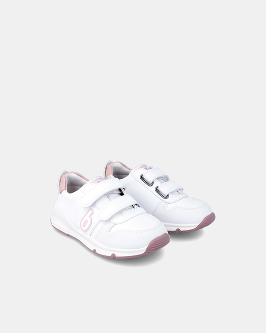 Adidași Copii Biomecanics BioEvolution – Alb / Accente Roz Pudrat – 231005-B113