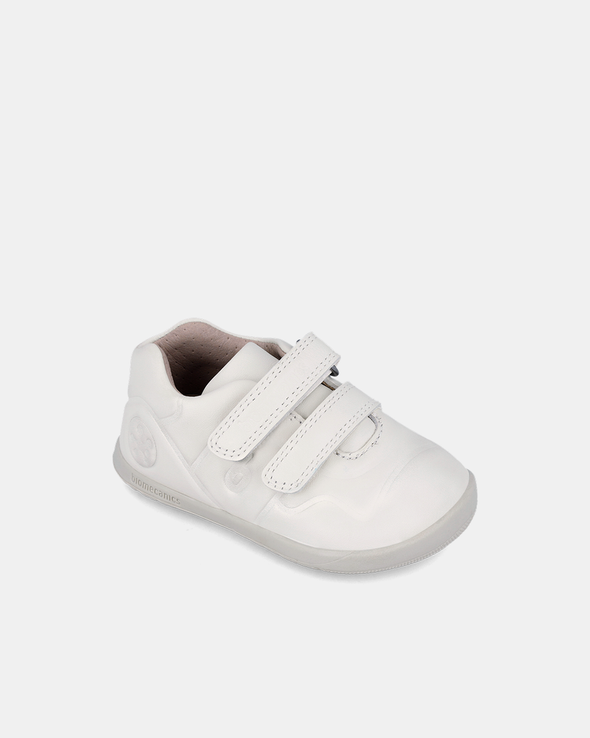 Pantofi Sport Primii Pași Biomecanics Wider – Alb Unicolor– 241160-D695