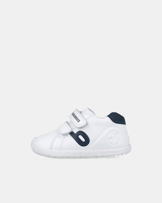 Pantofi Sport Primii Pași Biomecanics Wider – Alb / Albastru – 251010-A578