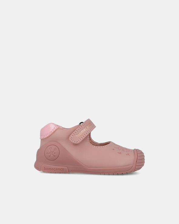 Pantofi/Balerini Piele Naturală Primii Pași Biomecanics Roz - 251100-A159