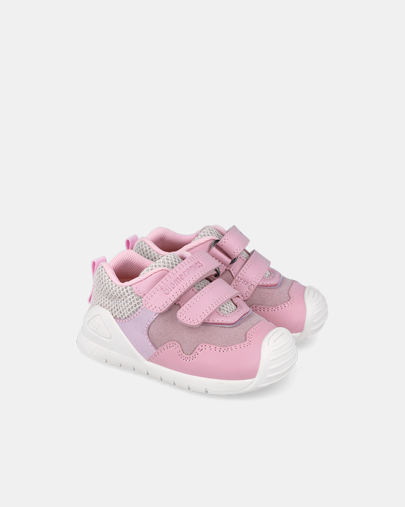 Pantofi Piele Naturală Sport Biomecanics Roz "Soft Step" - 251110-B391