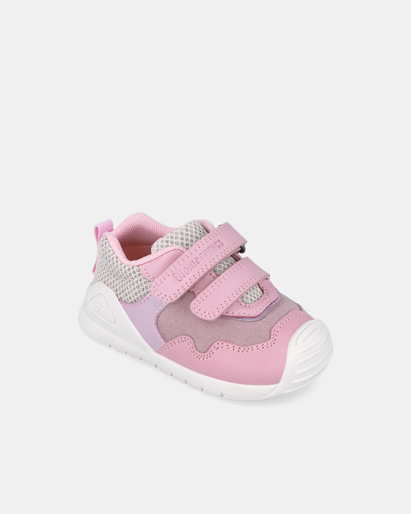 Pantofi Piele Naturală Sport Biomecanics Roz "Soft Step" - 251110-B391