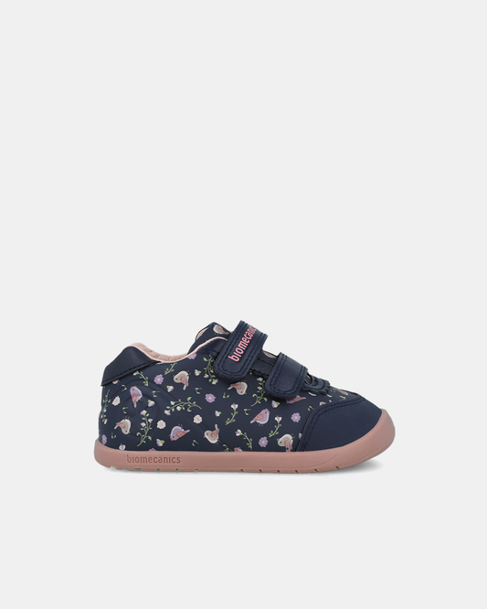 Pantofi Piele Naturală Sport Fete Biomecanics Bleumarin Wider - 251150-A183