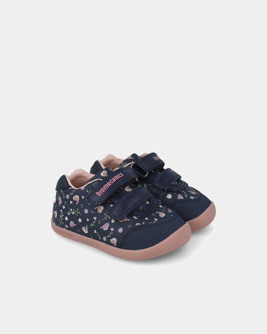 Pantofi Piele Naturală Sport Fete Biomecanics Bleumarin Wider - 251150-A183