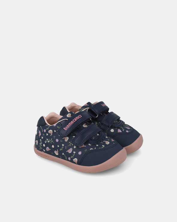 Pantofi Piele Naturală Sport Fete Biomecanics Bleumarin Wider - 251150-A183