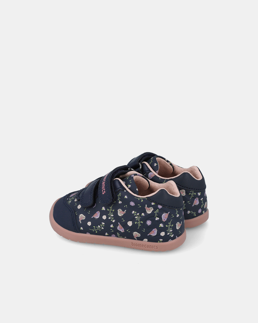 Pantofi Piele Naturală Sport Fete Biomecanics Bleumarin Wider - 251150-A183
