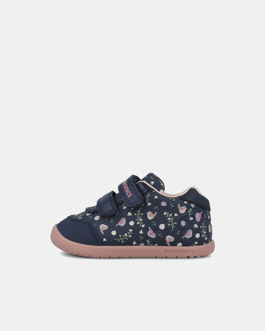 Pantofi Piele Naturală Sport Fete Biomecanics Bleumarin Wider - 251150-A183