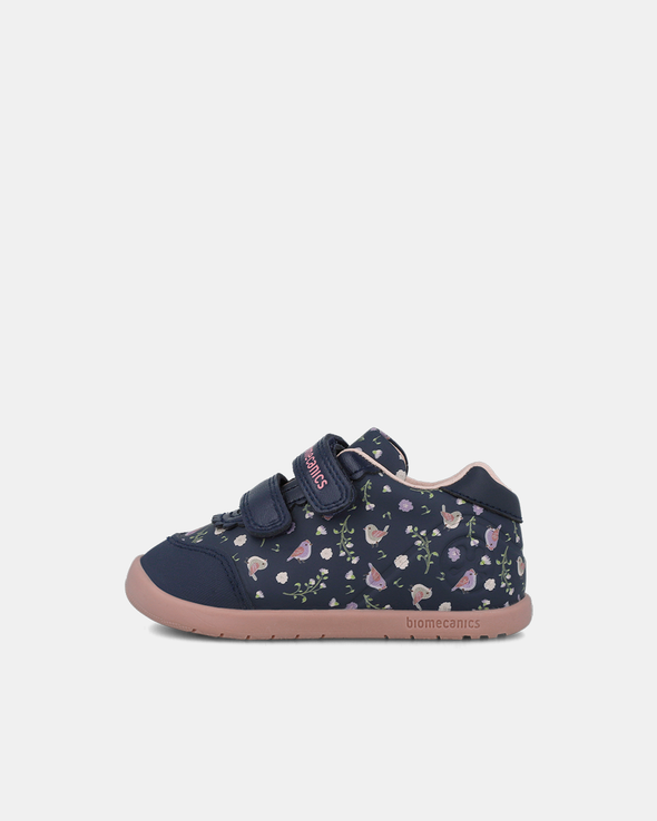 Pantofi Piele Naturală Sport Fete Biomecanics Bleumarin Wider - 251150-A183