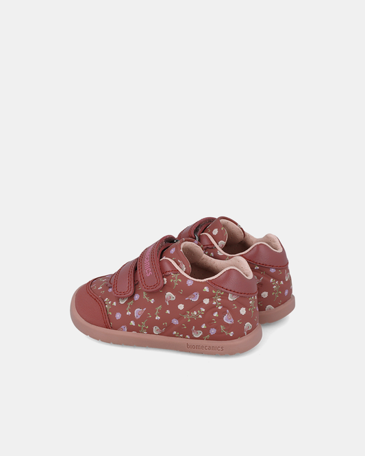 Pantofi Piele Naturală Sport Fete Biomecanics Bordo Wider - 251150-C859