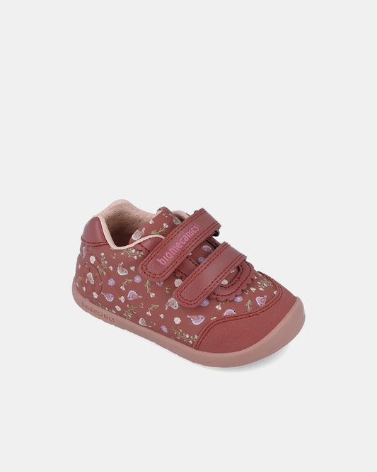 Pantofi Piele Naturală Sport Fete Biomecanics Bordo Wider - 251150-C859