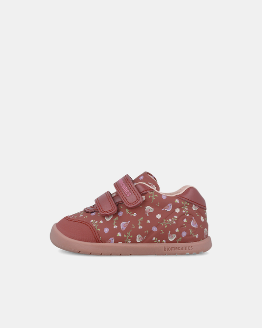 Pantofi Piele Naturală Sport Fete Biomecanics Bordo Wider - 251150-C859