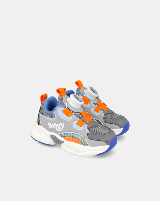 Pantofi Sport Bluey cu Sistem de Închidere Rapidă Boa Gri - 251855-A857