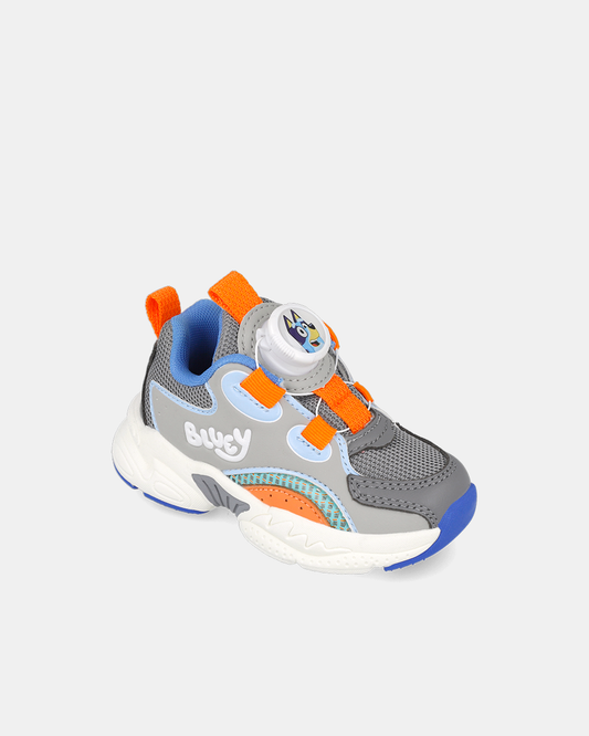 Pantofi Sport Bluey cu Sistem de Închidere Rapidă Boa Gri - 251855-A857