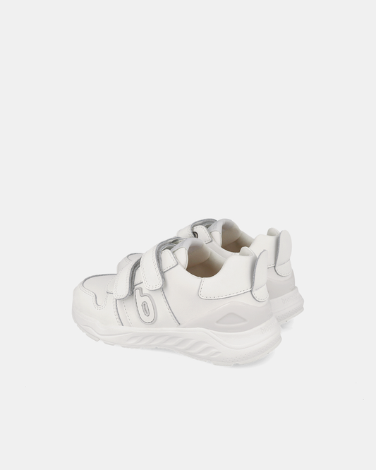 Pantofi Sport Piele Naturală 3 - 9 ani Biomecanics – Alb – 261030-C050