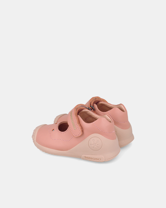 Pantofi/Balerini Piele Naturală Biomecanics – Roz Prăfuit - 261100-B193