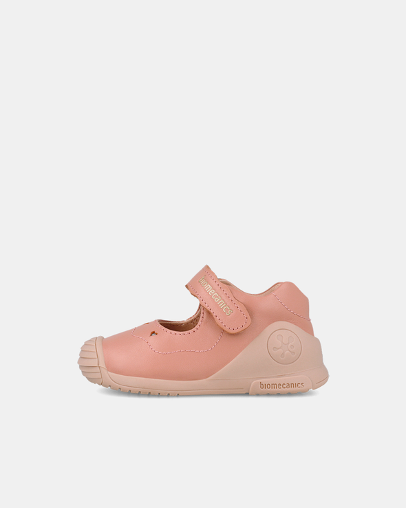 Pantofi/Balerini Piele Naturală Biomecanics – Roz Prăfuit - 261100-B193