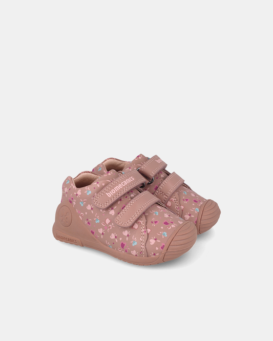 Pantofi Sport Primii Pași Biomecanics – Roz Inimioare – 261102-B159