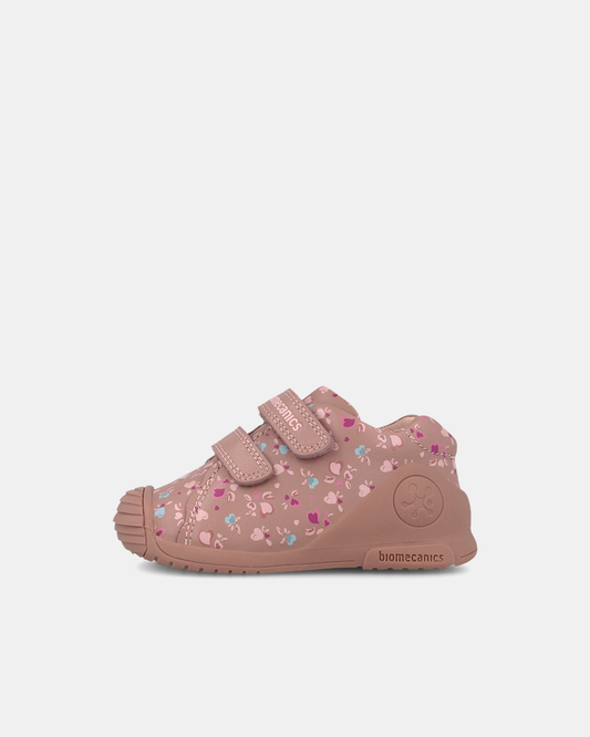 Pantofi Sport Primii Pași Biomecanics – Roz Inimioare – 261102-B159