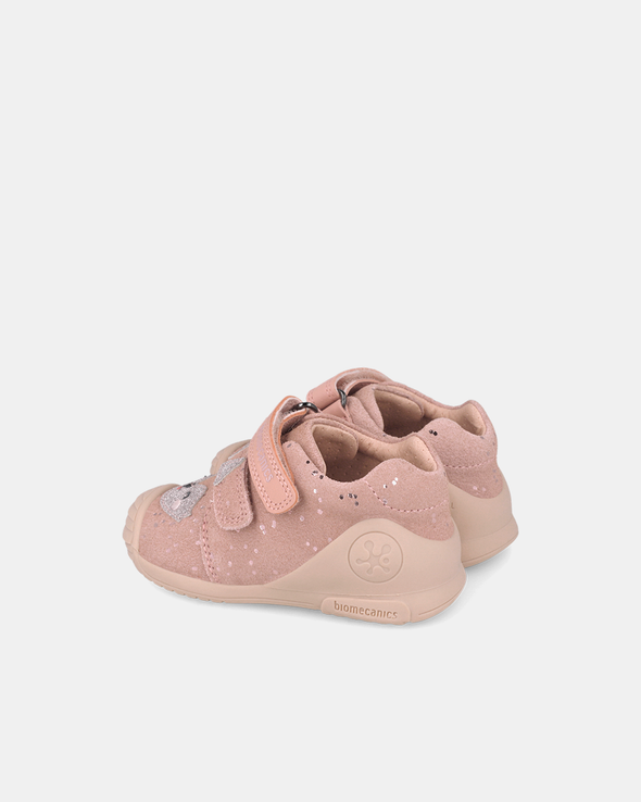 Pantofi Sport Primii Pași Biomecanics – Roz Pudrat / Pisicuță – 261103-B193
