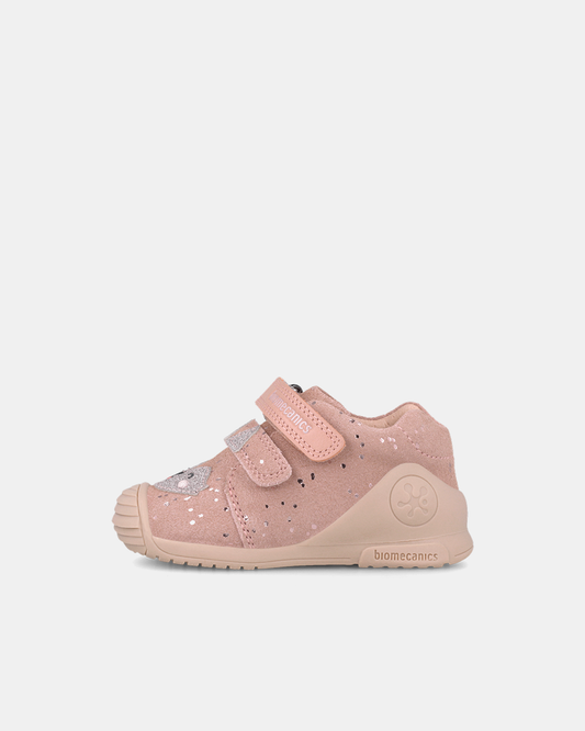 Pantofi Sport Primii Pași Biomecanics – Roz Pudrat / Pisicuță – 261103-B193