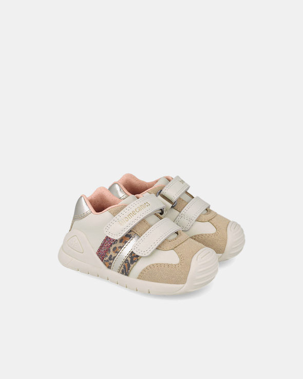 Pantofi Sport Primii Pași Biomecanics – Alb-Crem – 261109-A695