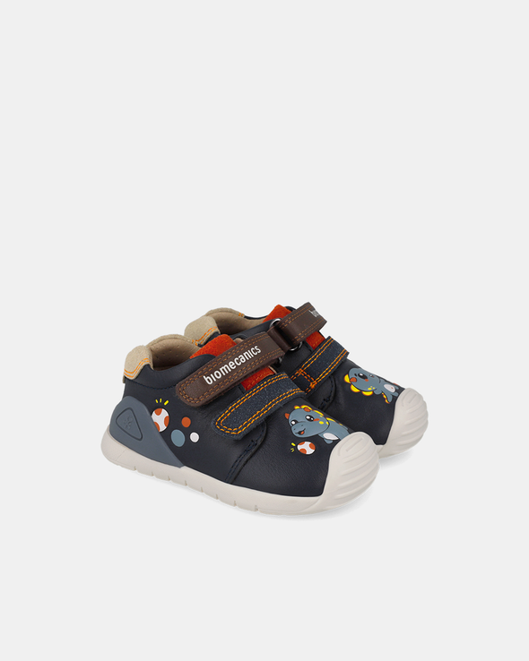 Pantofi Sport Primii Pași Biomecanics – Bleumarin / Dino – 261128-A183