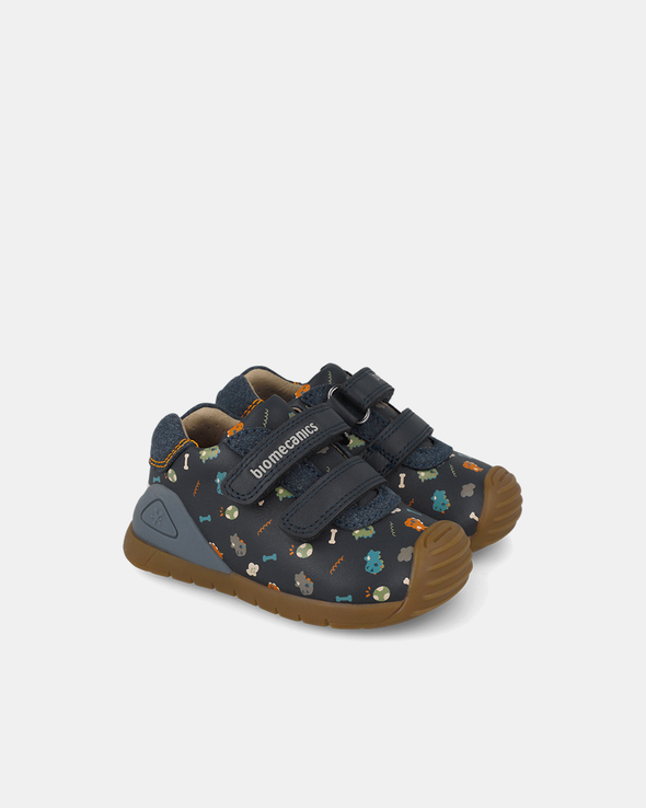 Pantofi Sport Primii Pași Biomecanics – Bleumarin / Dino – 261129-A183