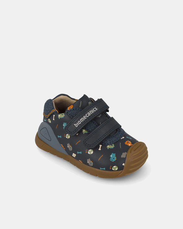 Pantofi Sport Primii Pași Biomecanics – Bleumarin / Dino – 261129-A183