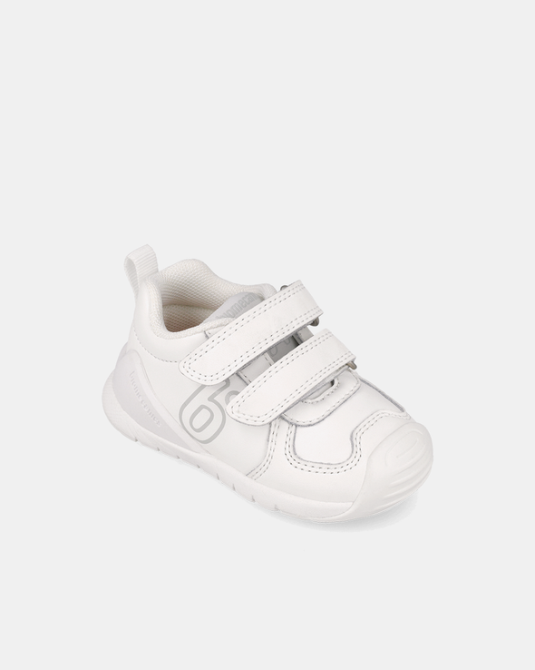 Pantofi Sport Piele Naturală Biomecanics  – Alb – 261136-C050