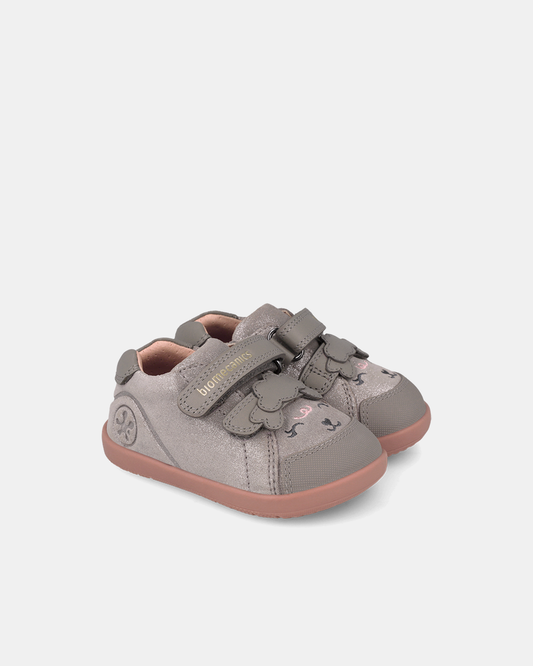Pantofi Sport Primii Pași Biomecanics  Wider – Gri/ Pisicuță – 261160-A154