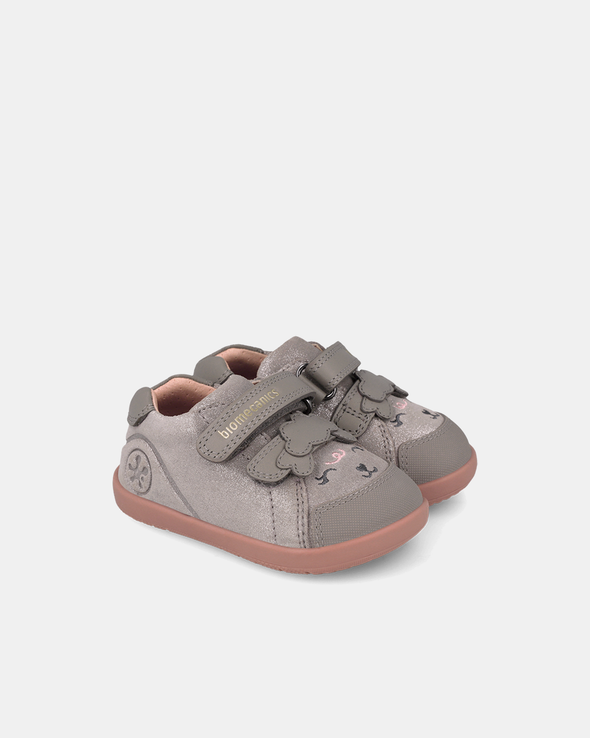 Pantofi Sport Primii Pași Biomecanics  Wider – Gri/ Pisicuță – 261160-A154