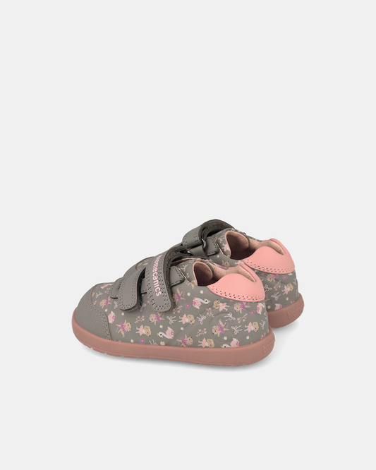 Pantofi Sport Primii Pași Biomecanics Wider – Gri / Roz – 261162-B154