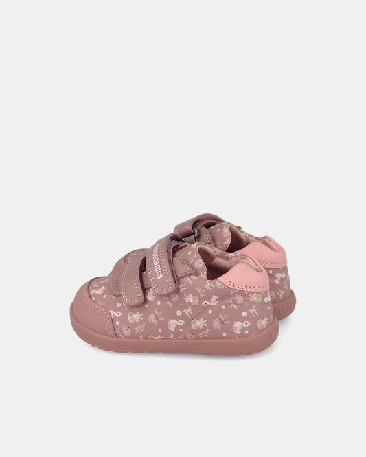 Pantofi Sport Primii Pași Biomecanics Wider – Roz Prăfuit / Print Floral – 261162-C159