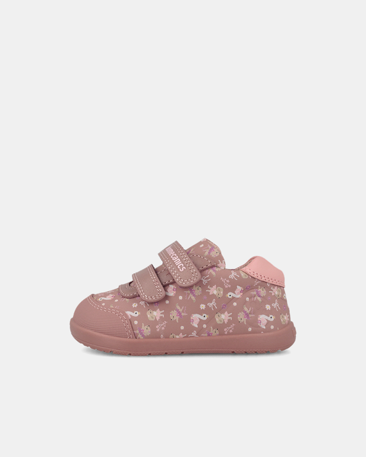 Pantofi Sport Primii Pași Biomecanics Wider – Roz Prăfuit / Print Floral – 261162-C159
