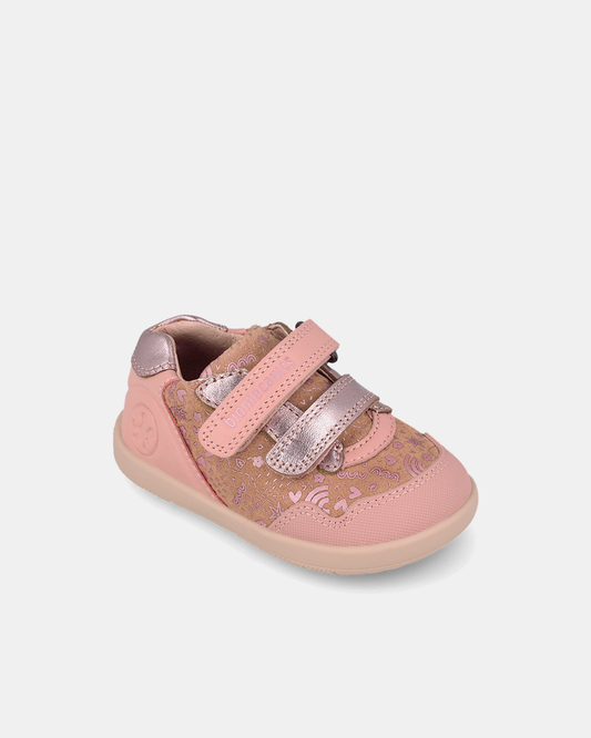 Pantofi Sport Primii Pași Biomecanics Wider – Roz Pudrat / Roz Metalizat – 261163-C193