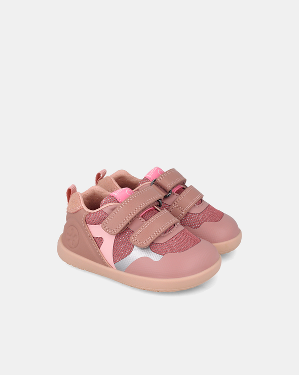 Pantofi Sport Primii Pași Biomecanics Wider – Roz / Argintiu – 261168-C159