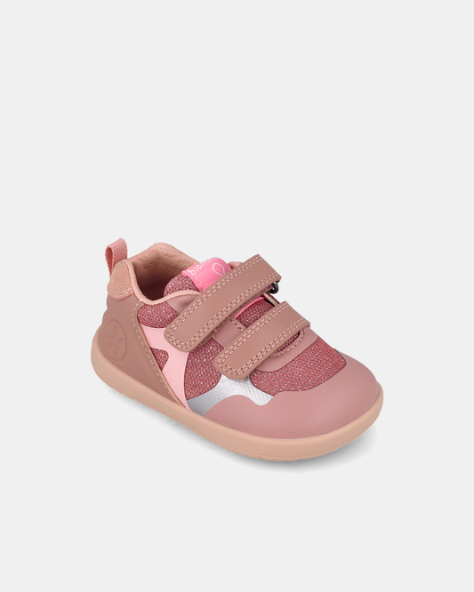 Pantofi Sport Primii Pași Biomecanics Wider – Roz / Argintiu – 261168-C159