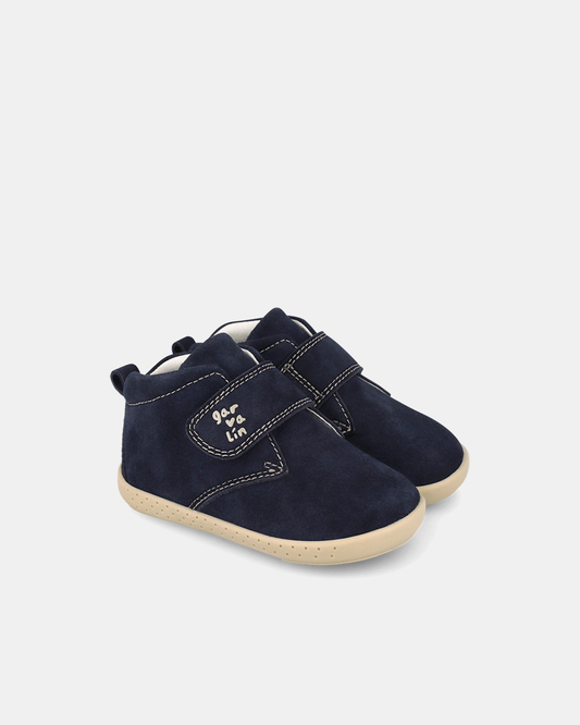 Ghete Primii Pași Garvalín Barefoot – Albastru Marin – 261306-A089