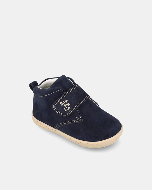 Ghete Primii Pași Garvalín Barefoot – Albastru Marin – 261306-A089