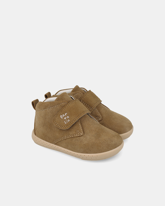 Ghete Primii Pași Garvalín Barefoot – Maro Camel – 261306-B547