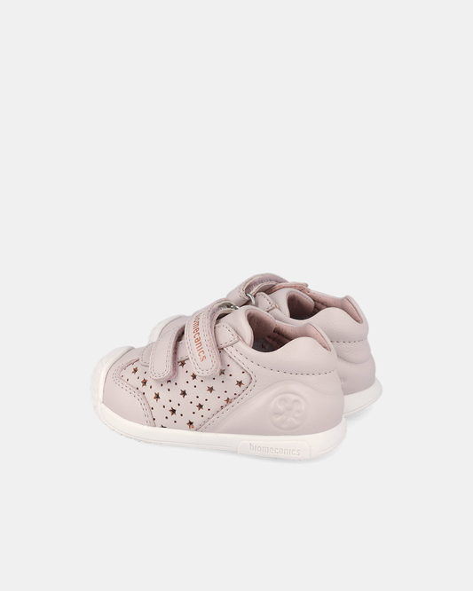Pantofi Piele Naturală Primii Pași Biomecanics – Roz Sidefat - 262101-A779