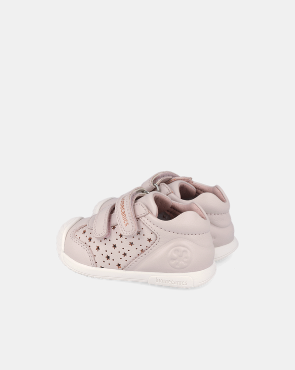 Pantofi Piele Naturală Primii Pași Biomecanics – Roz Sidefat - 262101-A779