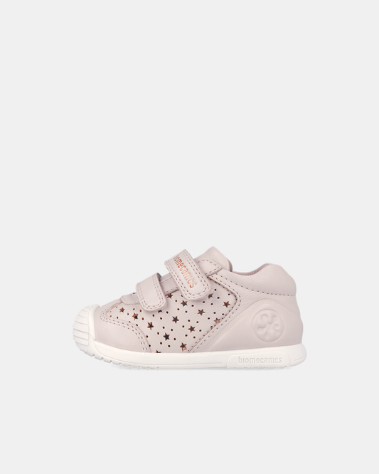 Pantofi Piele Naturală Primii Pași Biomecanics – Roz Sidefat - 262101-A779