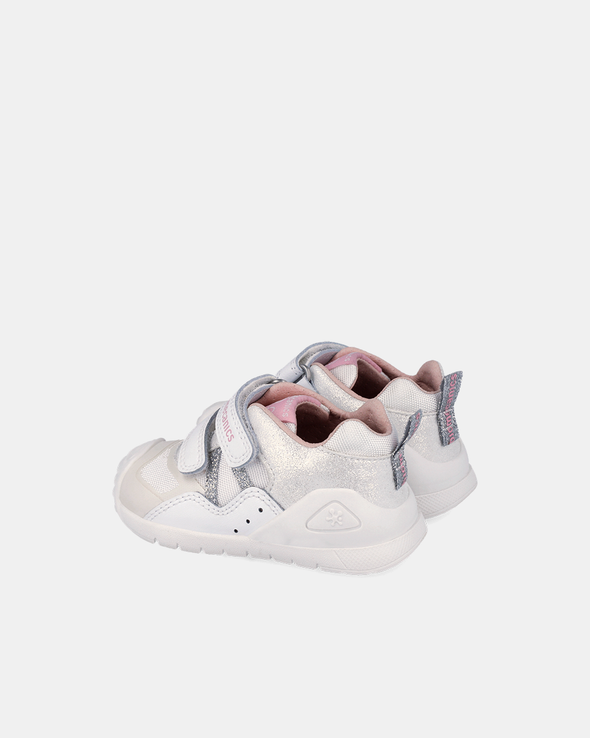 Pantofi Piele Naturală Primii Pași Biomecanics – Alb- 262103-B050