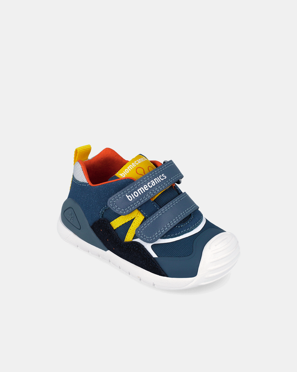 Pantofi Primii Pași Biomecanics – Albastru Multicolor - 262122-B556