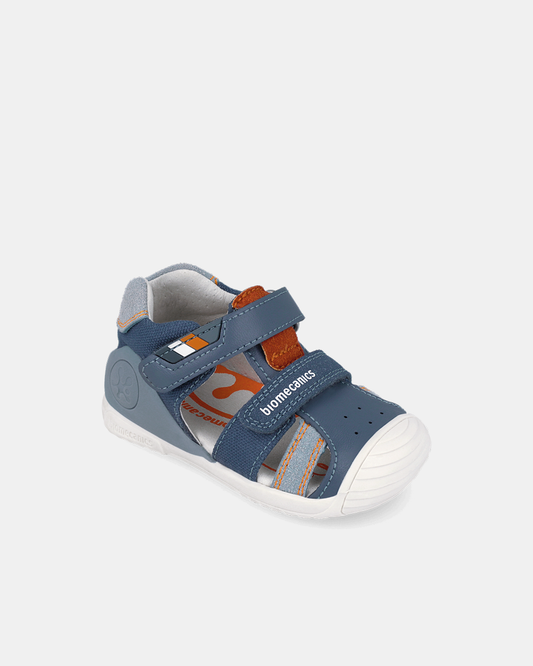 Sandale Piele Naturală Primii Pași Biomecanics – Bleumarin - 262123-A556