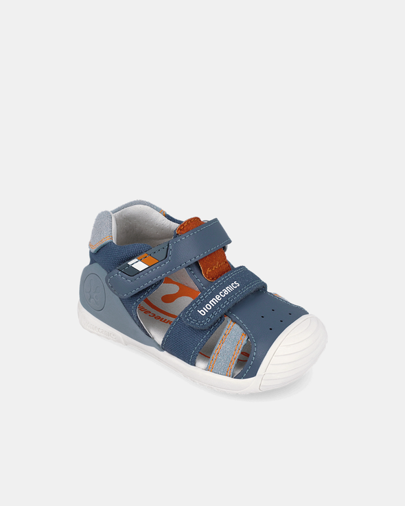Sandale Piele Naturală Primii Pași Biomecanics – Bleumarin - 262123-A556