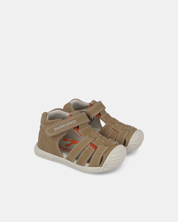 Sandale Piele Naturală Primii Pași Biomecanics – Maro - 262131-B838