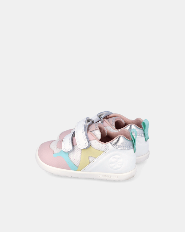 Pantofi Sport Primii Pași Biomecanics Wider – Alb/Roz - 262165-D310