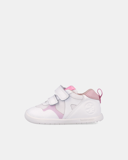 Pantofi Sport Primii Pași Biomecanics Wider – Alb/Roz - 262165-E113